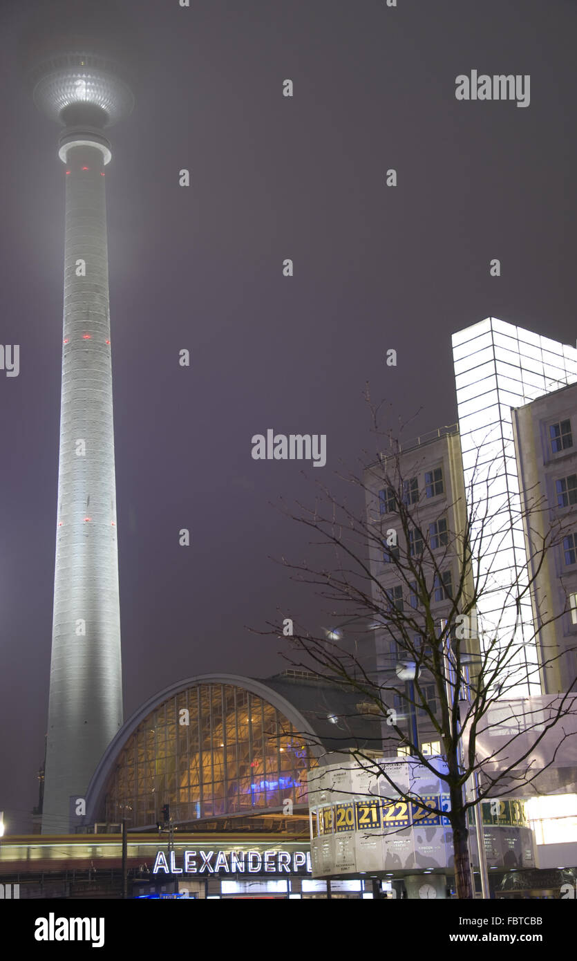 Berlin alexanderplatz Stockfoto