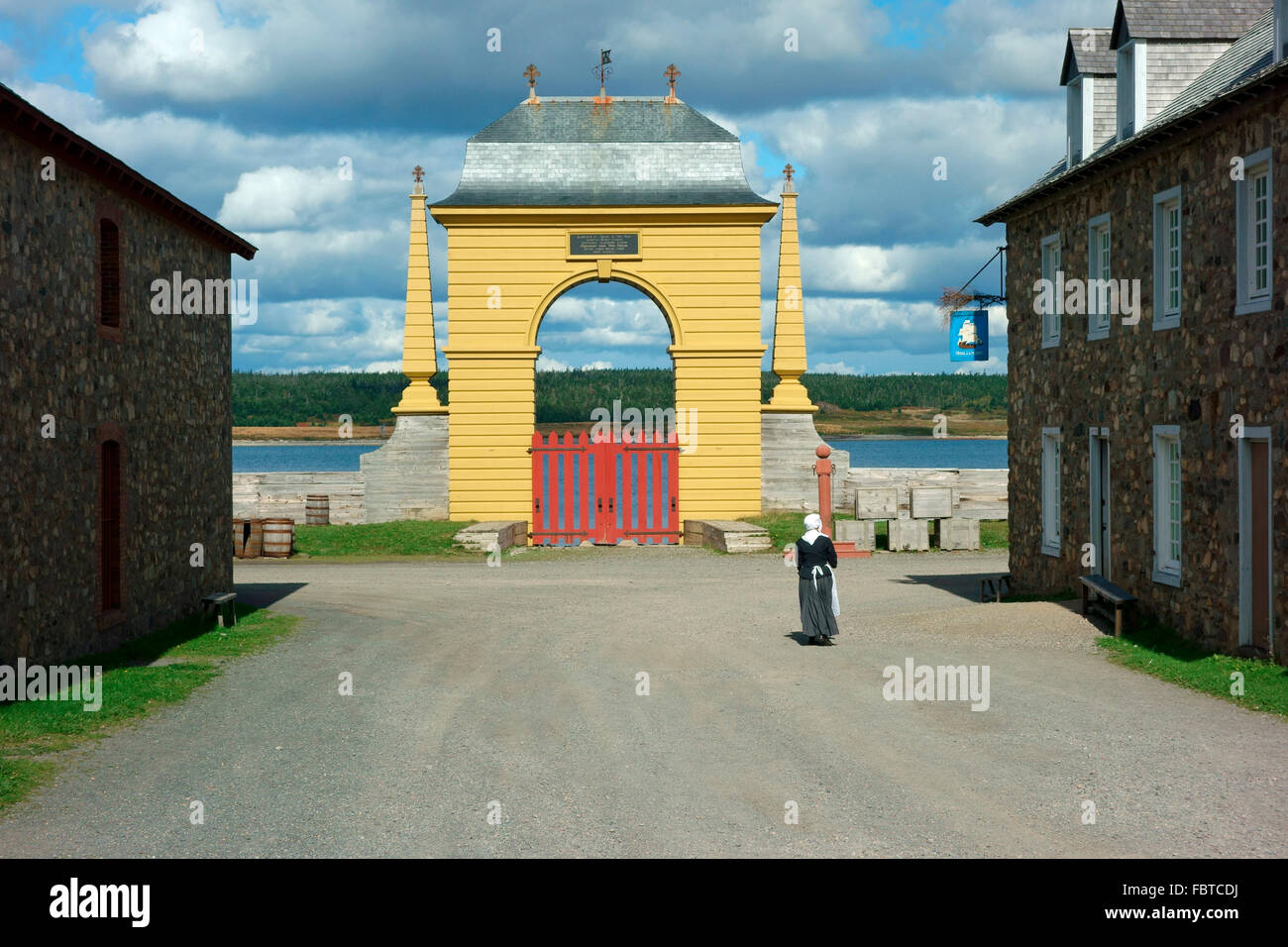 Festung von Louisbourg National Historic Site Cape Breton Island Nova Scotia Kanada Stockfoto