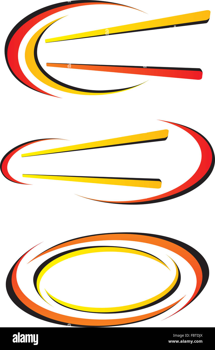 Corporate Logo-Vorlagen Stockfoto