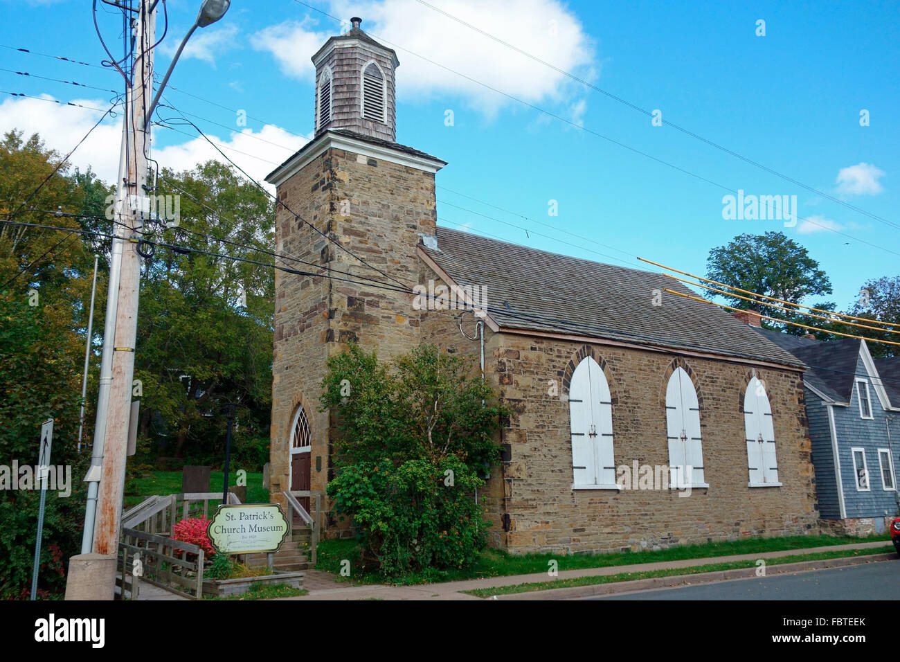 Str. Patricks Kirche Museum, Sydney, Cape Breton, Kanada Stockfoto