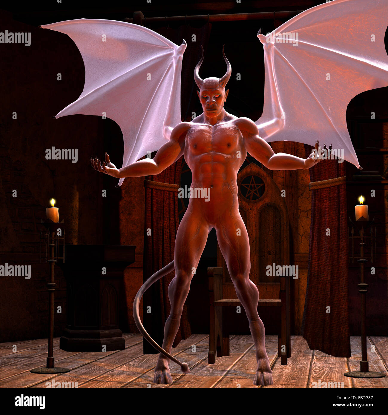 Fürst der Finsternis Stockfoto