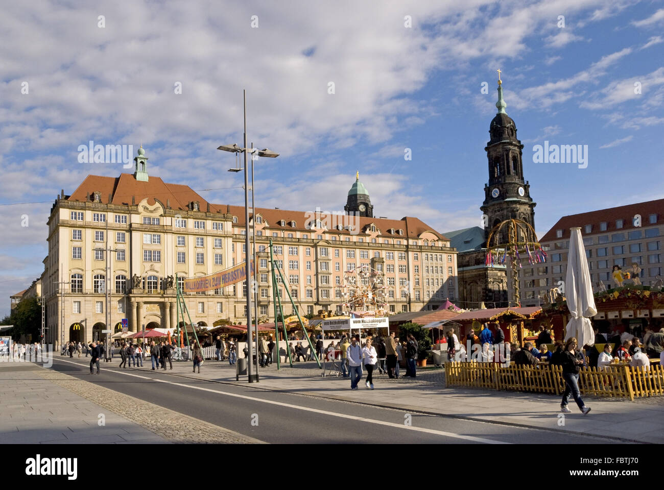 Dresden altmarkt Stockfoto