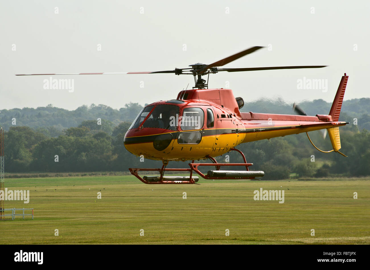 AS.350 Helikopter Stockfoto