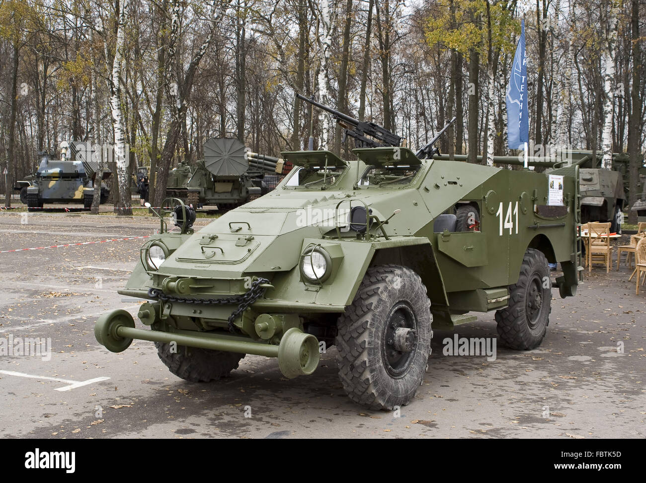 BTR-40 APC Stockfoto