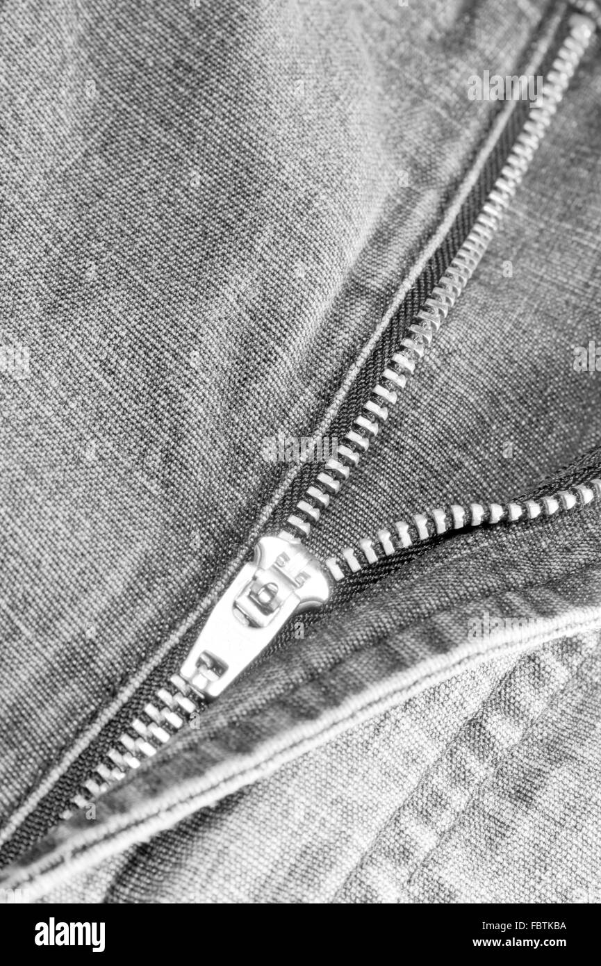 Reißverschluss Stockfoto