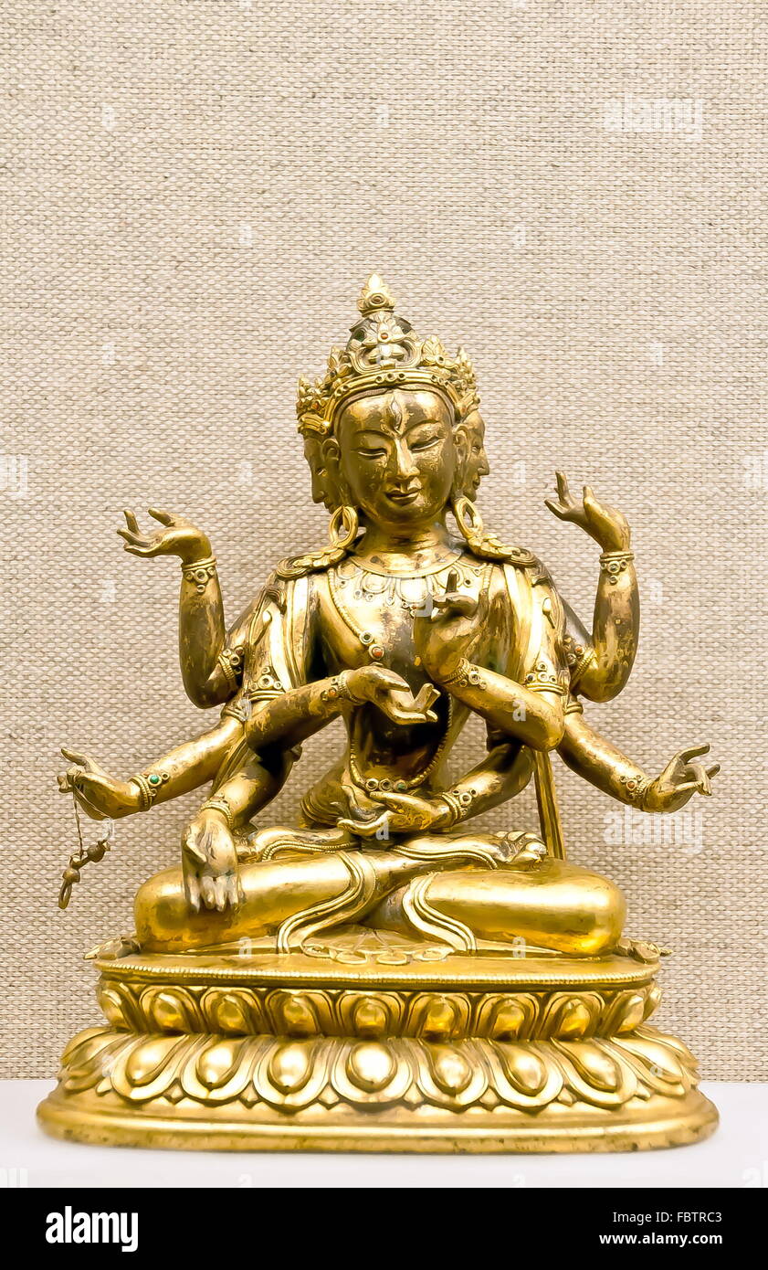 Traditionelle Statue der Hindu-Mythologie Stockfoto