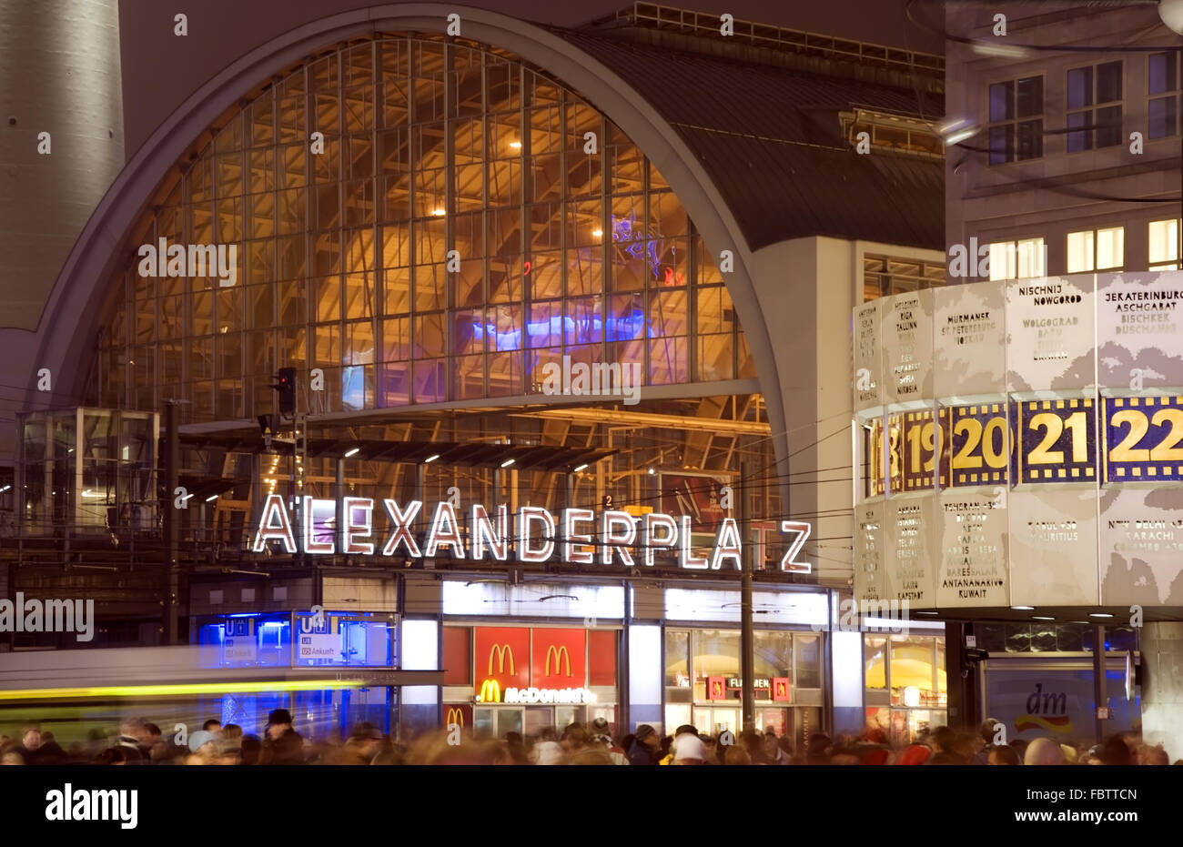 Berlin alexanderplatz Stockfoto