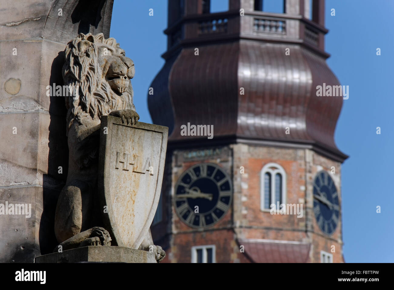 St. Katharinen-Kirche in Hamburg Stockfoto
