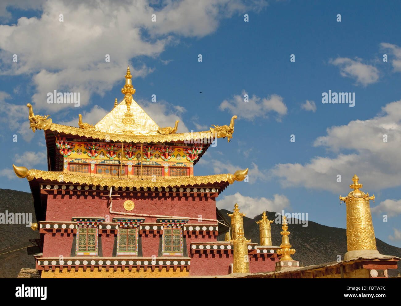 Songzanlin tibetisches Kloster, Shangri-La, china Stockfoto