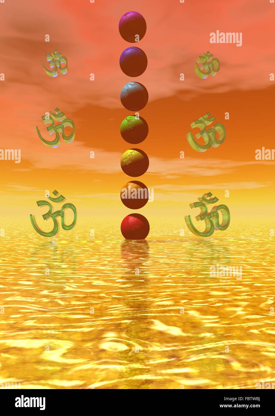Chakra Stockfoto