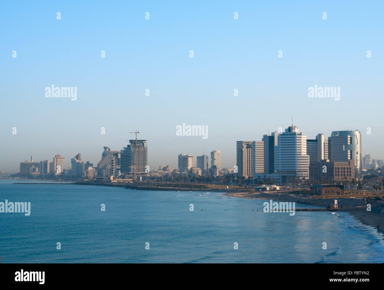 Tel Aviv am Meer Stockfoto