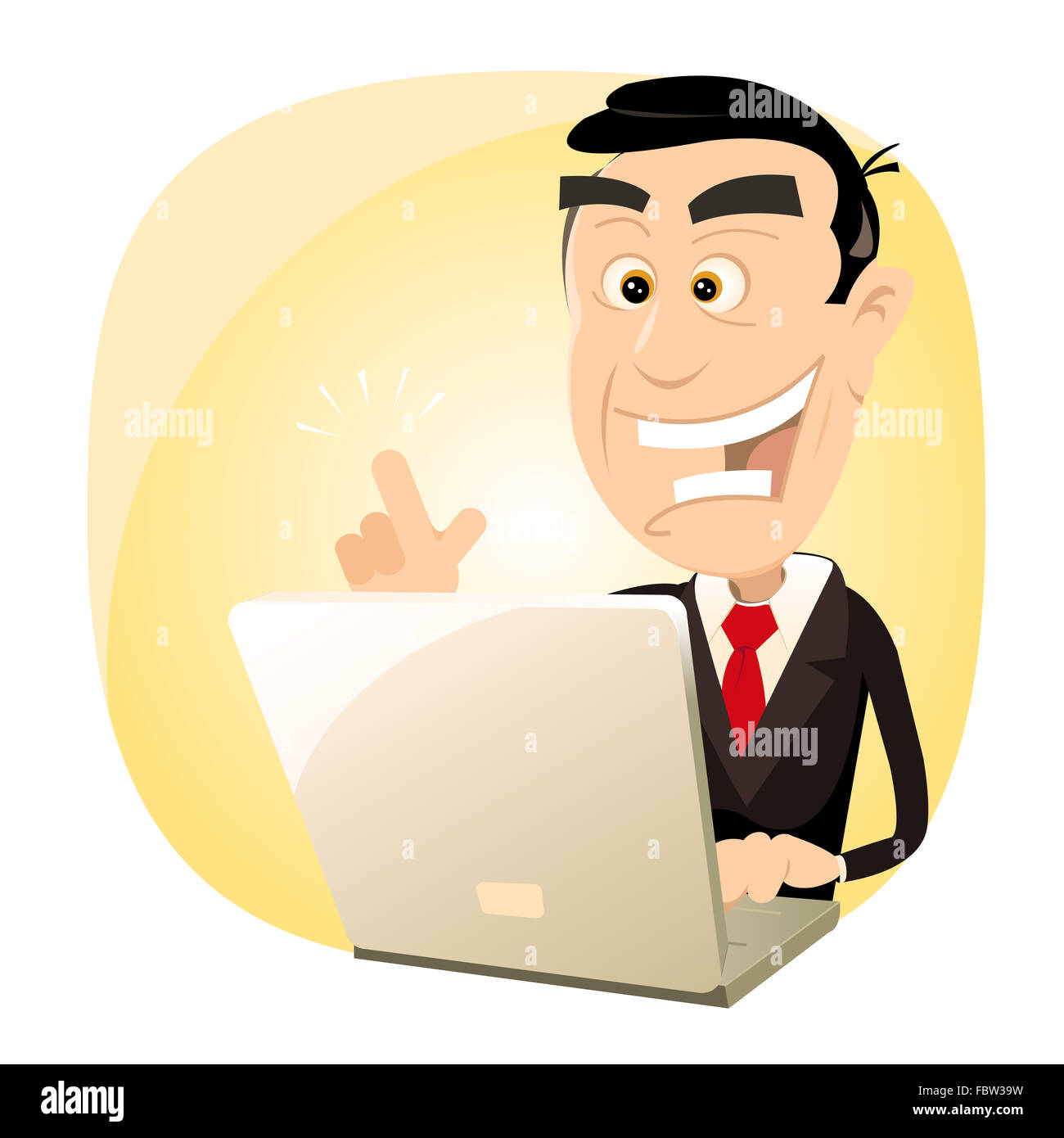 Web ist Magie! Stockfoto