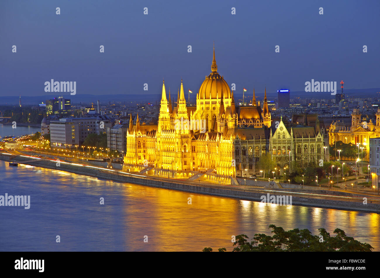 Skyline von Ungarn Stockfoto