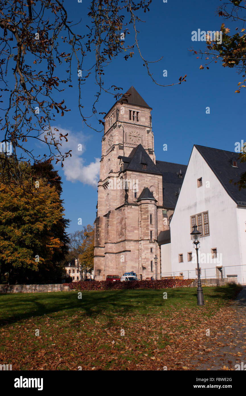Die Schlosskirche in Chemnitz, Deutschland Stockfotografie Alamy