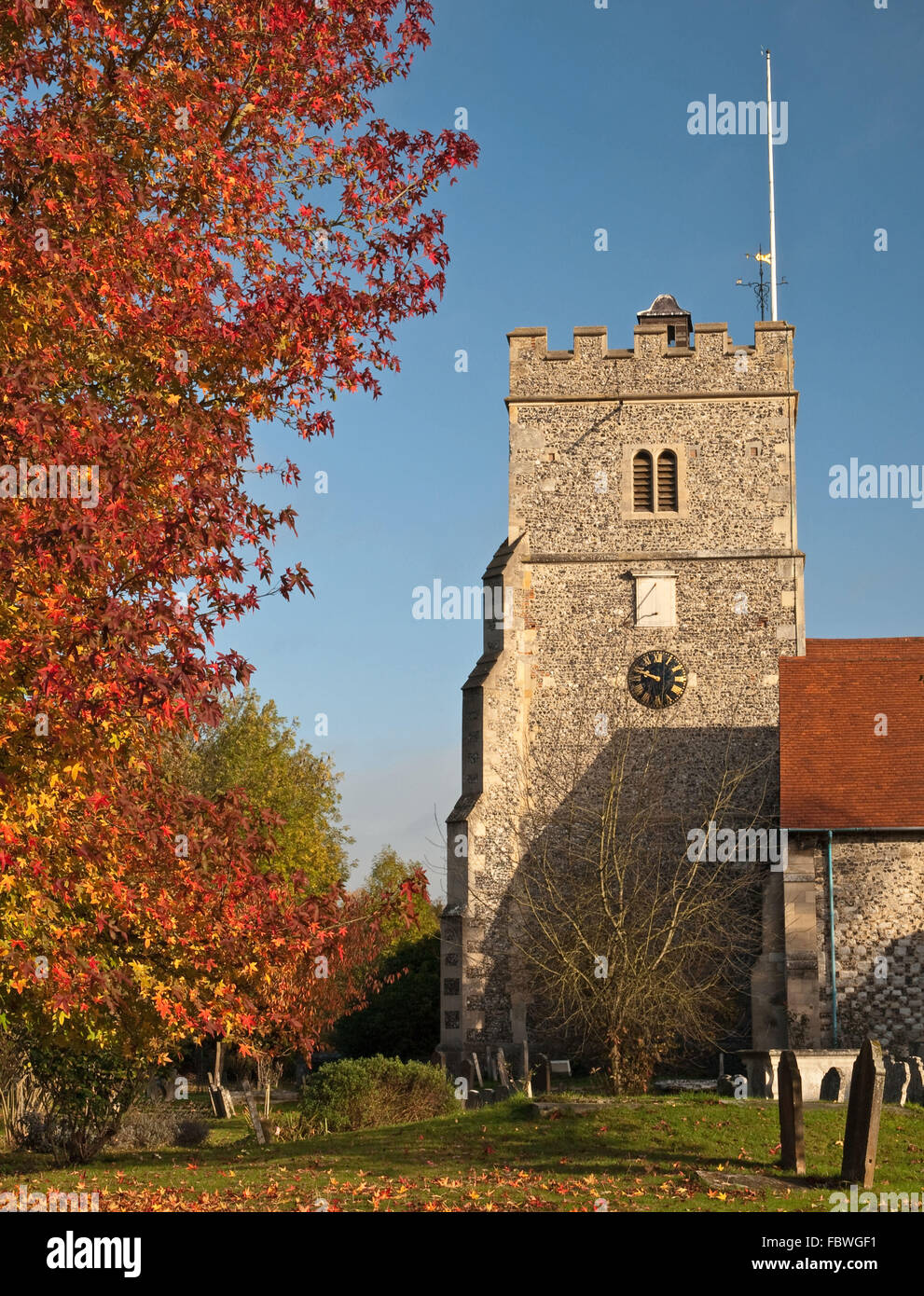 Dreifaltigkeitskirche - Cookham Stockfoto
