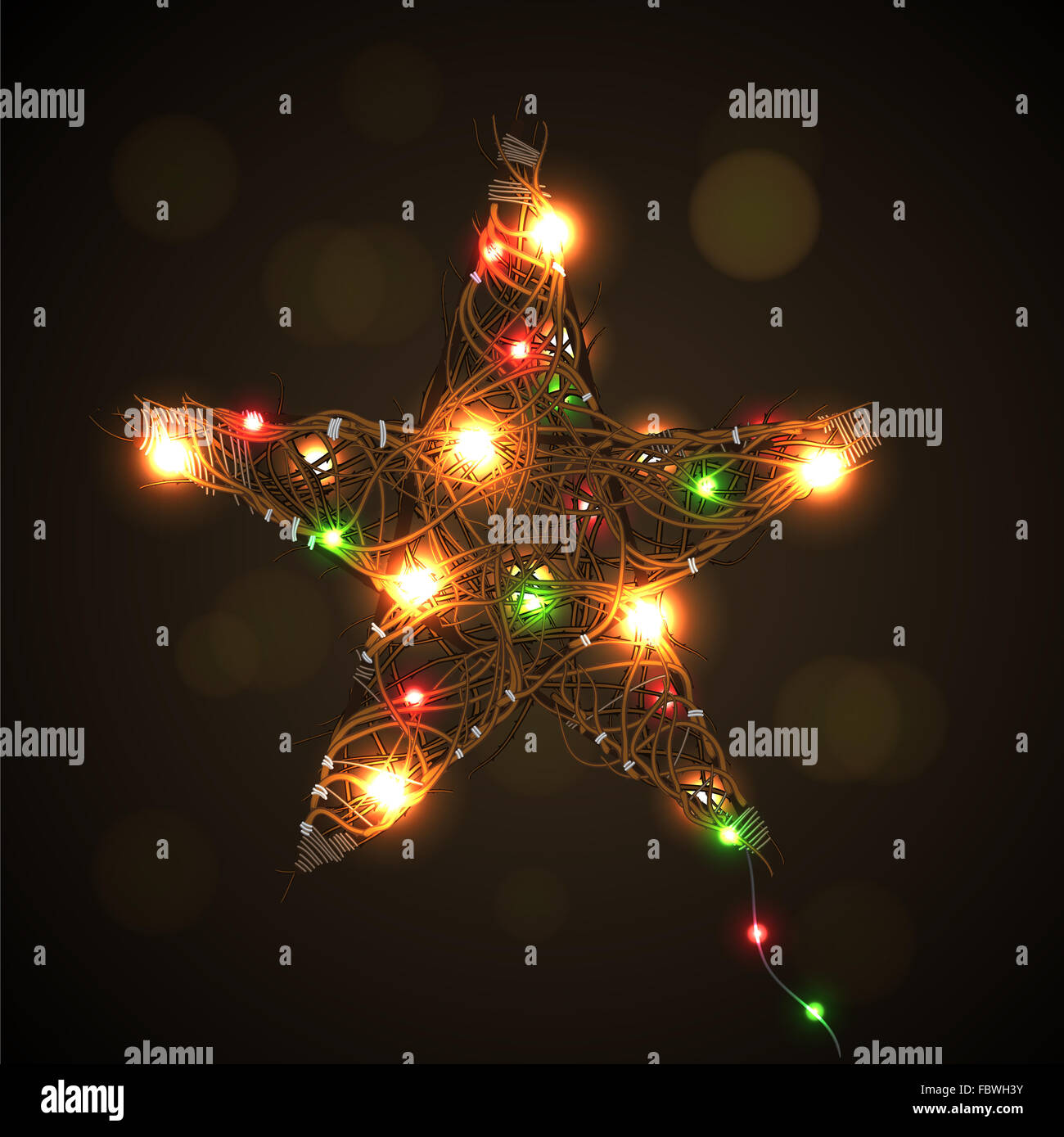 Weihnachten Sterne Hintergrund, eps10 Vektor-Bild Stockfoto