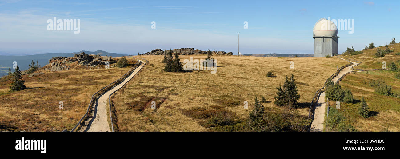 Panorama Mount Gro├ƒer Arber Stockfoto