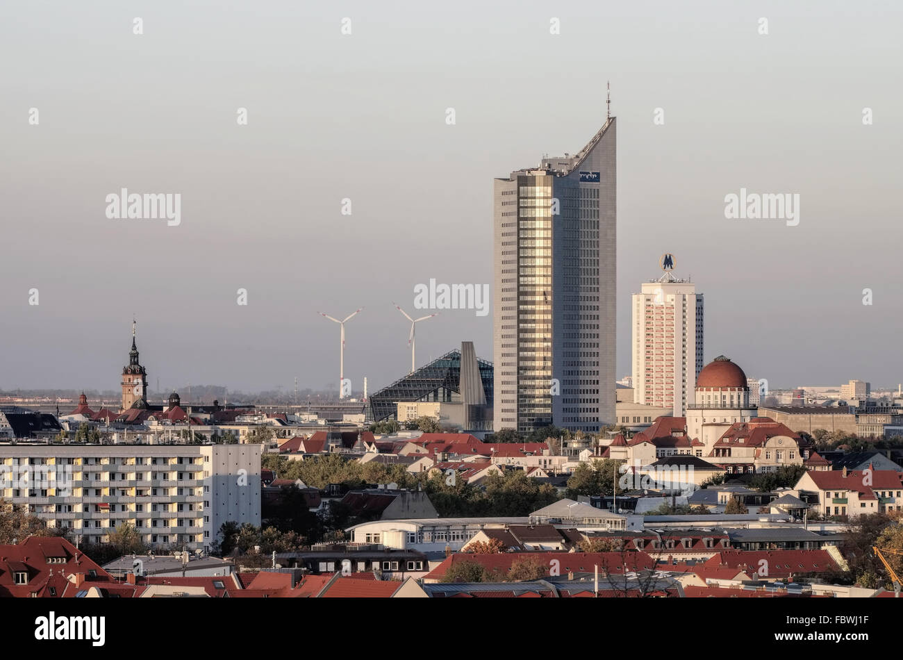 Leipzig City 01 Stockfoto