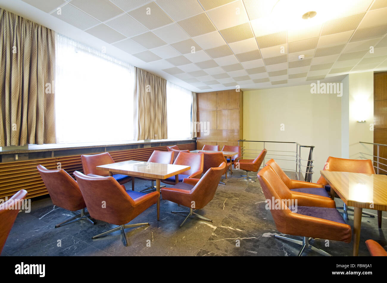 Stasi Museum Berlin Lounge Stockfoto