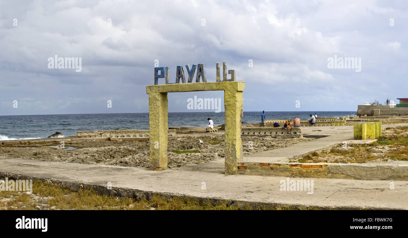 16 in Miramar Playa Stockfoto