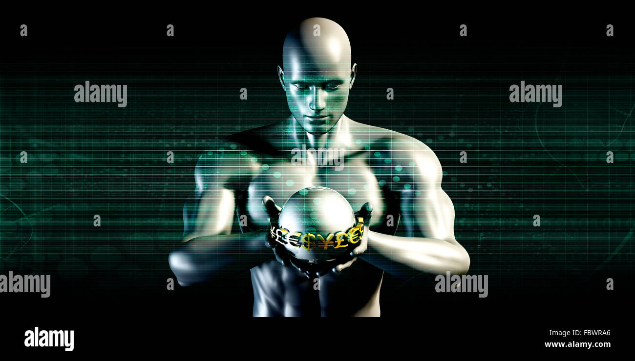 Devisenhandel Forex Devisenmarkt Stockfoto