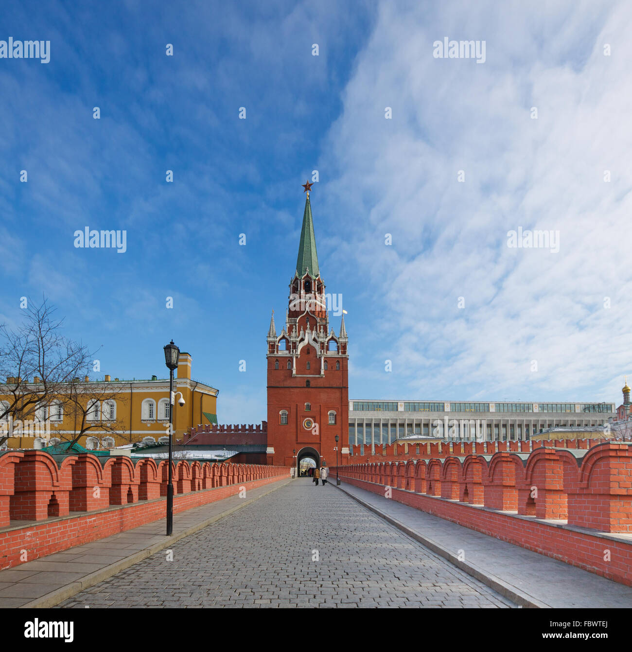 Innenseite des Moskauer Kreml. Russland Stockfoto