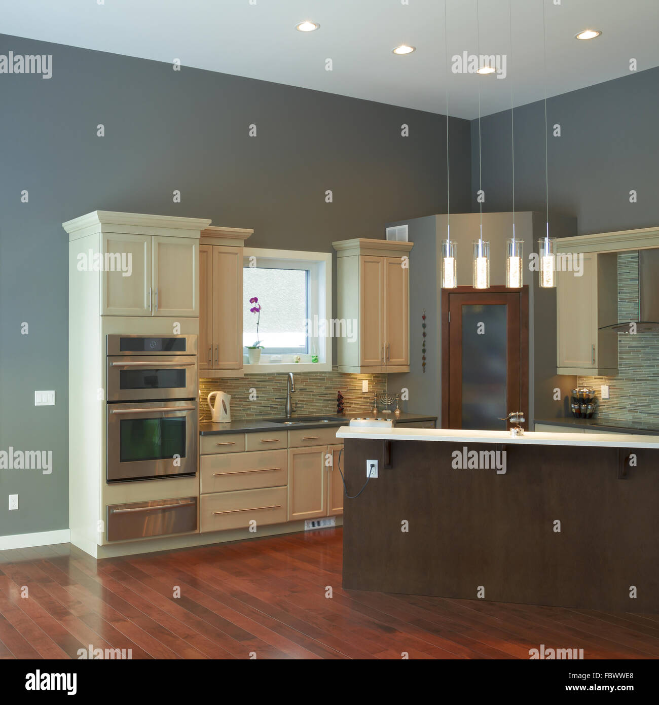 Moderne Küche Interior Design Stockfoto