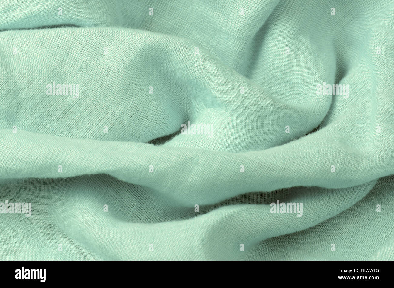 Hintergrund blau Leinenstruktur Stockfoto