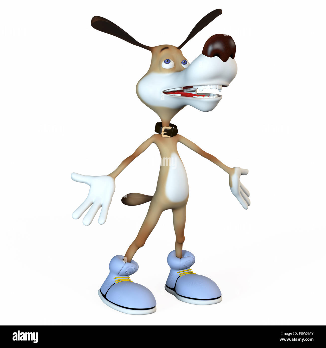 schöner Hund. Stockfoto