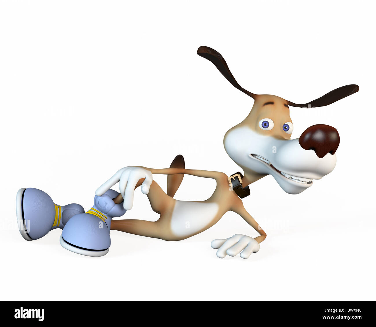 schöner Hund. Stockfoto