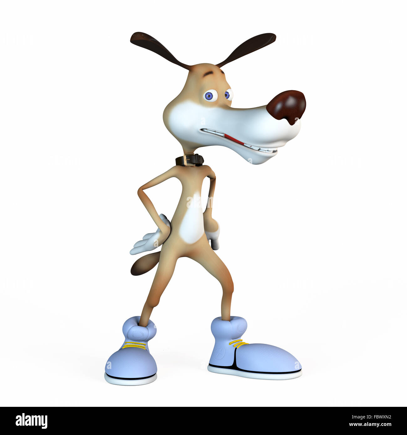 schöner Hund. Stockfoto