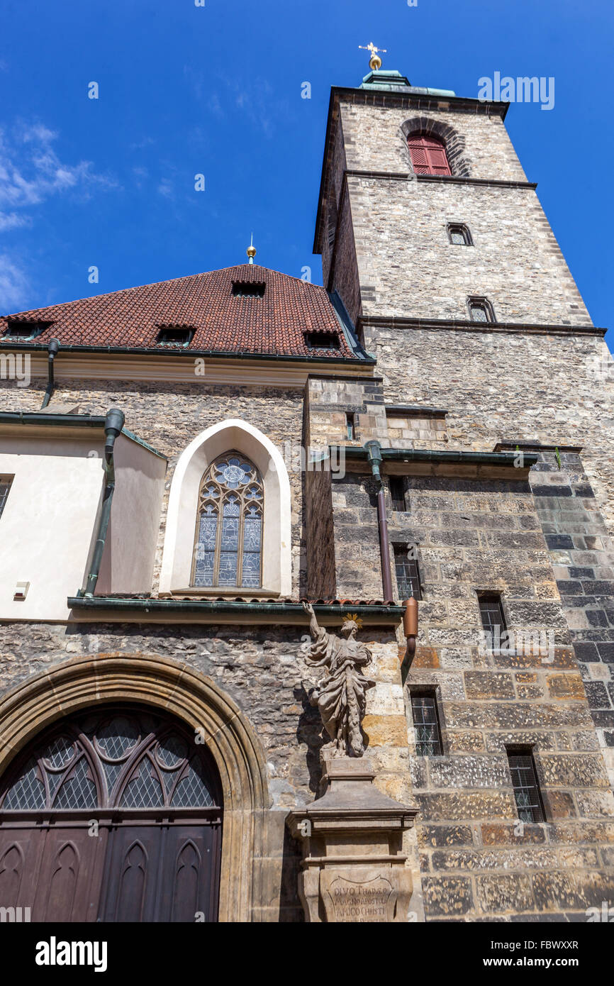 Kirche St. Heinrich und St. Kunigunde in Jindrisska, Prag, Tschechische Republik Stockfoto