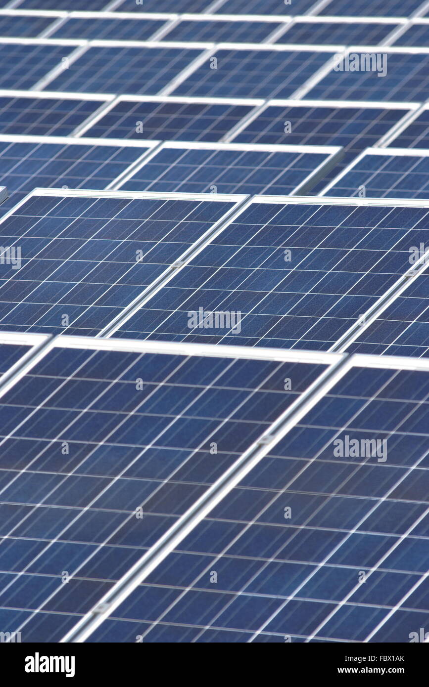 Solaranlage Stockfoto