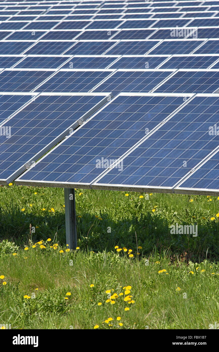 Solaranlage Stockfoto