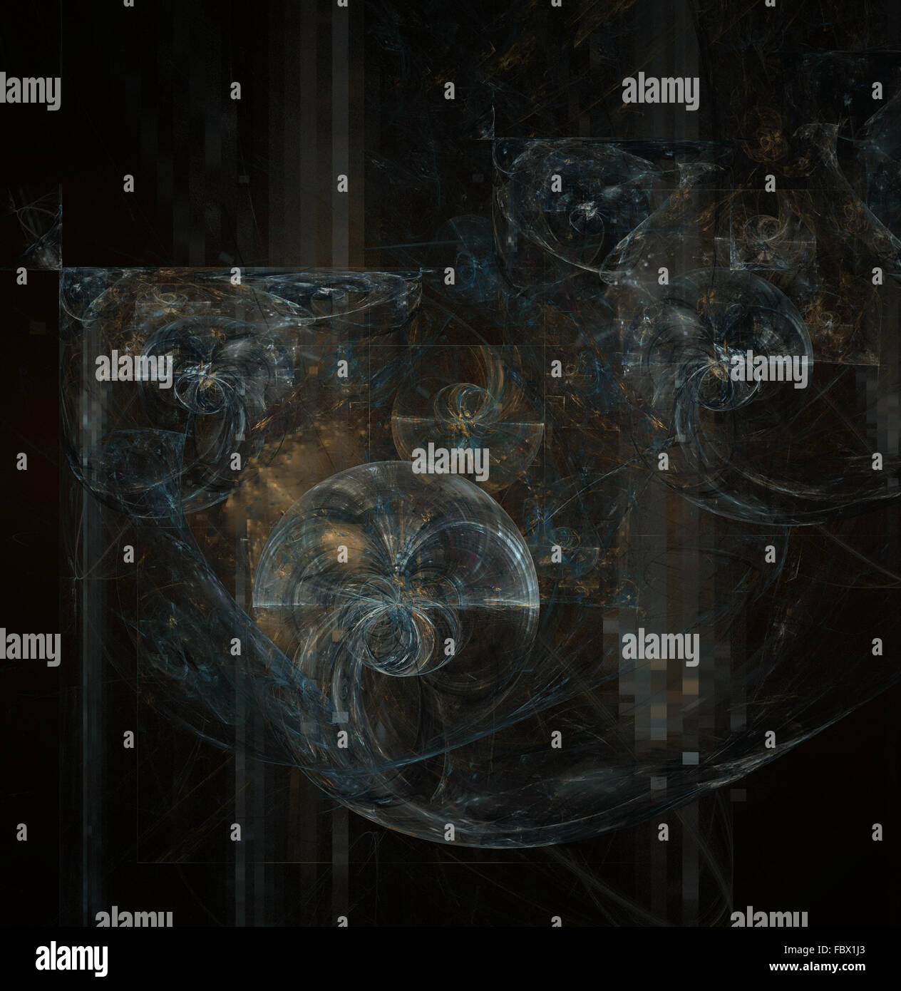 Fraktale Welten Stockfoto