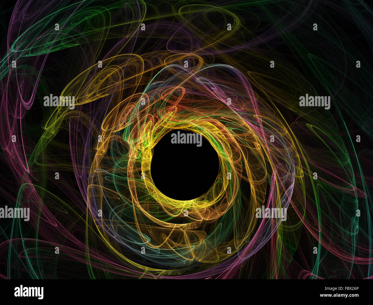 Farbige Wirbel Stockfoto