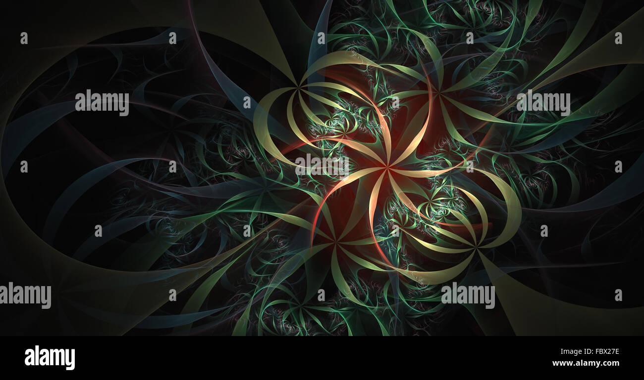 abstrakte Blumen Stockfoto