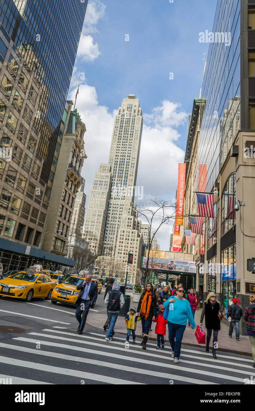 New York 5th Avenue Stockfoto