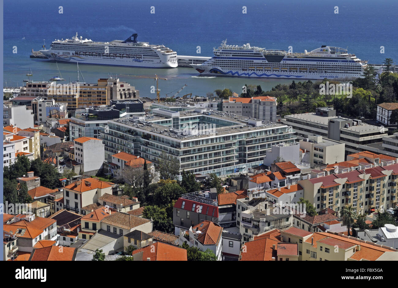 Kreuzfahrtschiff Stockfoto