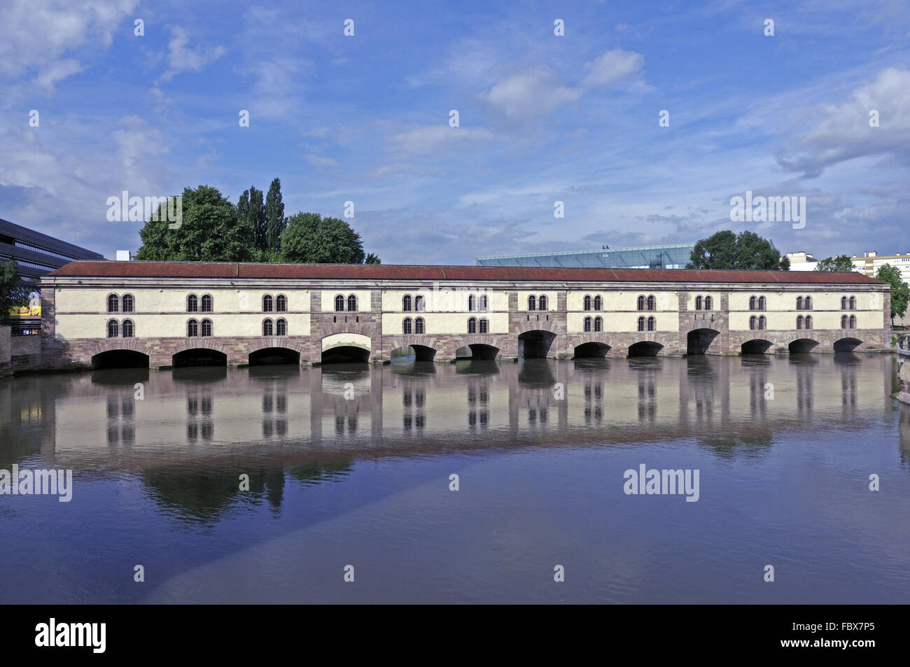 Sperrfeuer Stockfoto