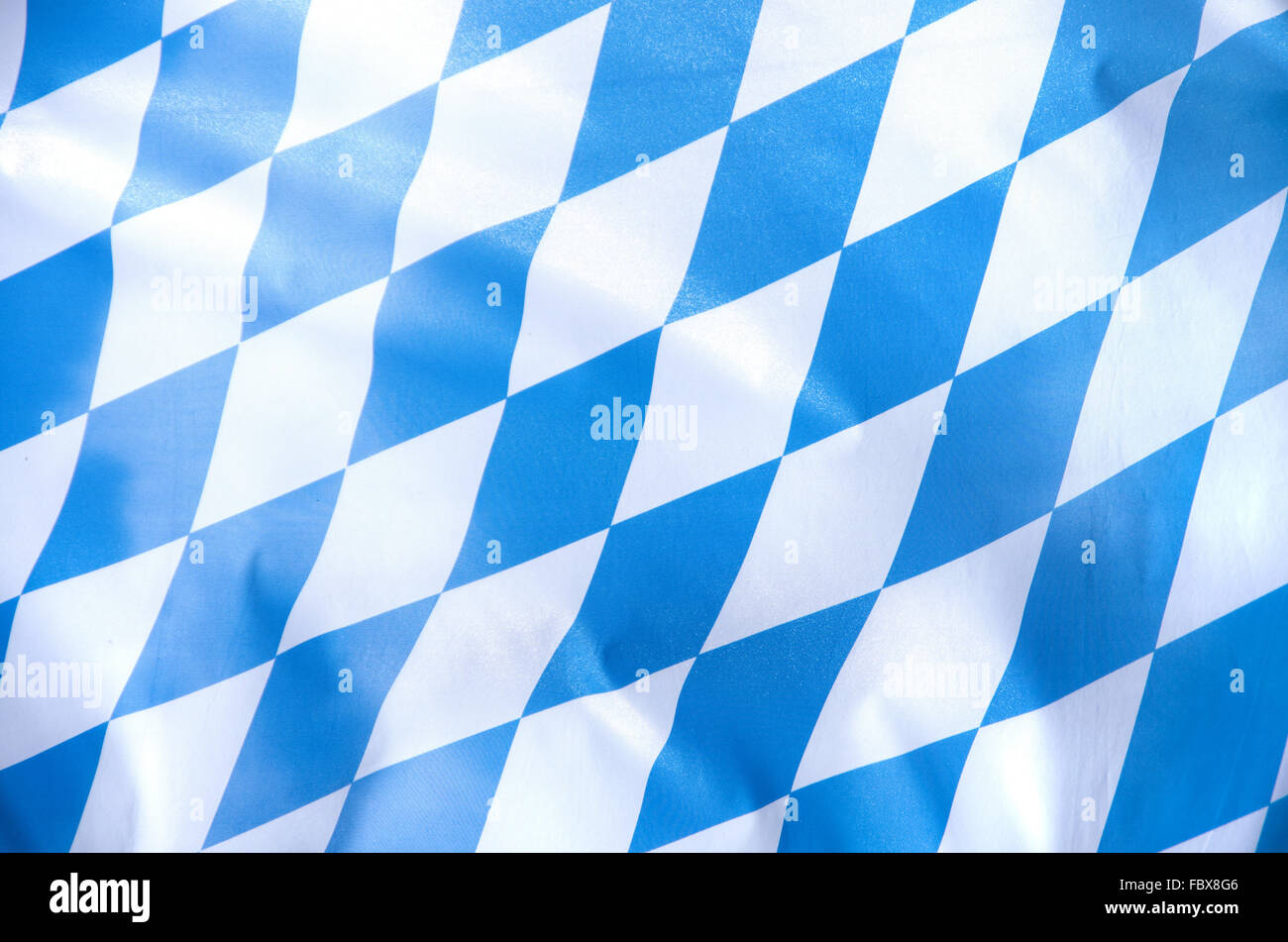 Bayerische Flagge Stockfoto