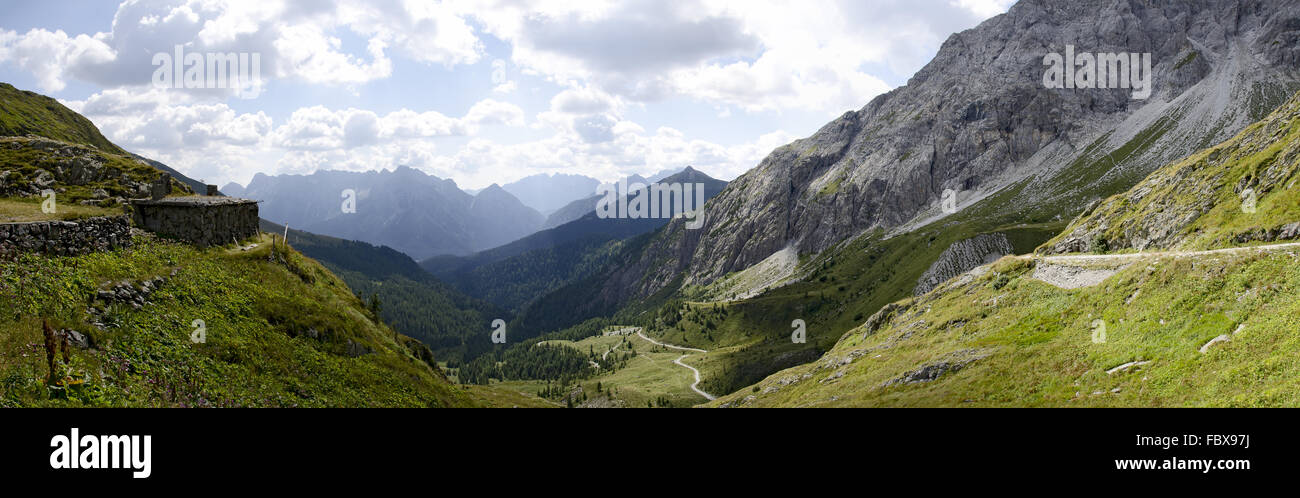 Tal Val Visdende aus der Tilliacherjoch Stockfoto