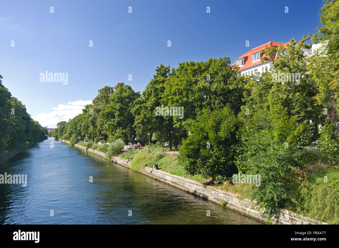 Berliner Landwehrkanal Stockfoto