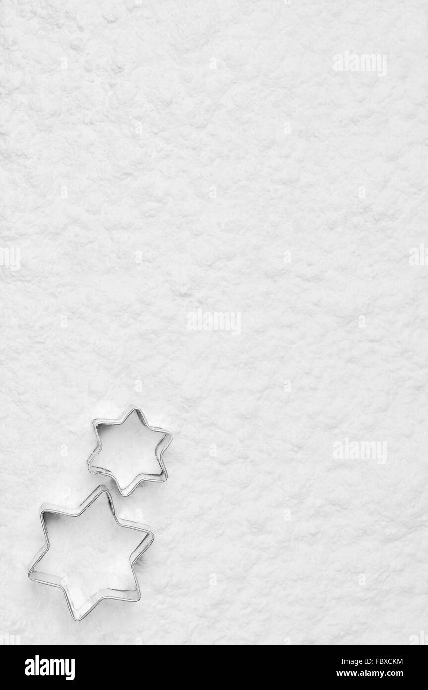 Fräser ΓÇ₧StarsΓÇ£ auf Mehl (Schnee) Stockfoto