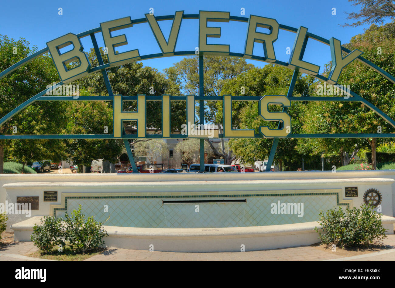 Beverly-Hills-Schild Stockfoto