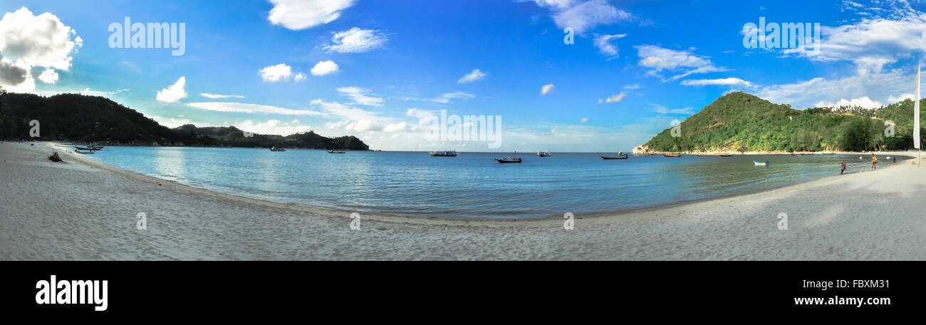 Panorama Beach in Koh Phangan, Thailand. Stockfoto