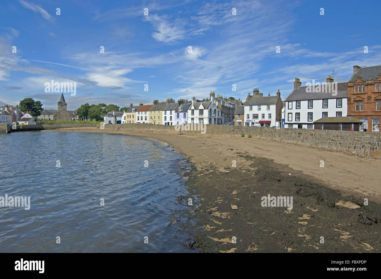 Anstruther-Schloss-Straße Stockfoto