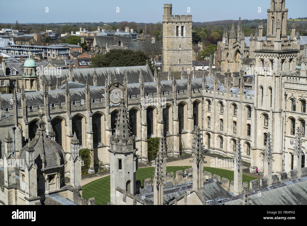 Am All Souls College in Oxford Stockfoto