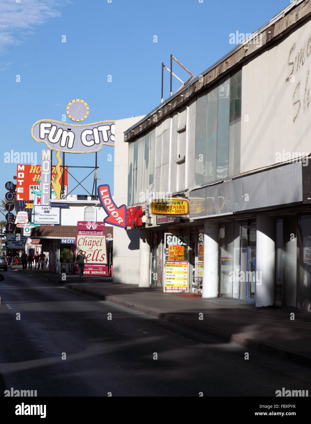 Straße in Las vegas Stockfoto Straße in Las vegas Stockfoto