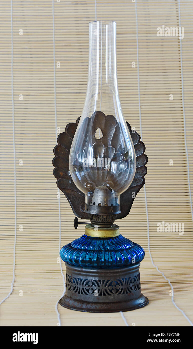 alte Petroleumlampe Stockfoto